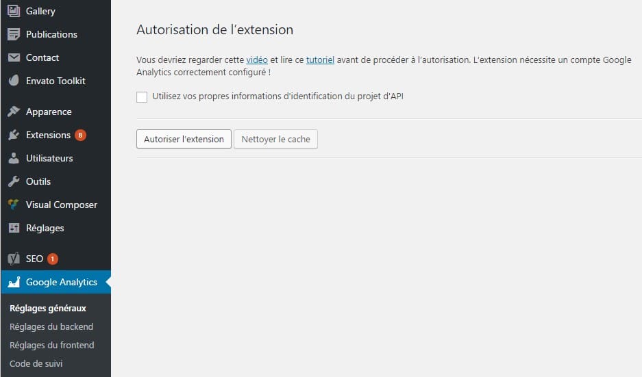 Google Analytics WordPress 5